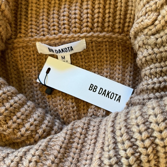 BB Dakota Couldn’t Be Sweater camel sweater dress - Picture 6 of 12